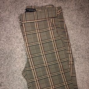 Plaid trousers